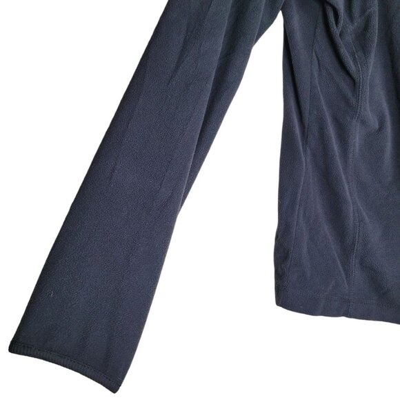 Columbia Fleece Pullover Black Quarter Zip Lightweight Womens XL - Picture 3 of 7